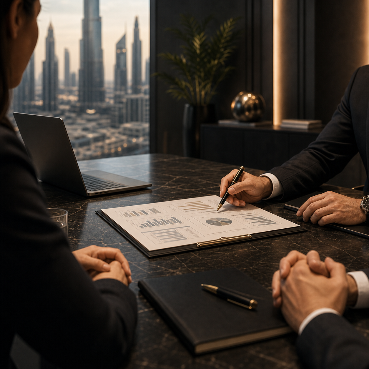 Financial consultation meeting